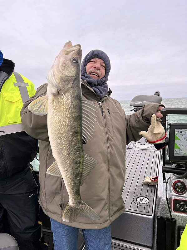 Lake Erie Walleye Fishing with Nibble This Charters