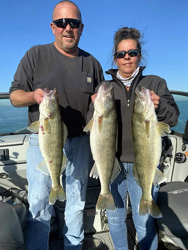 Lake Erie Walleye Fishing with Nibble This Charters